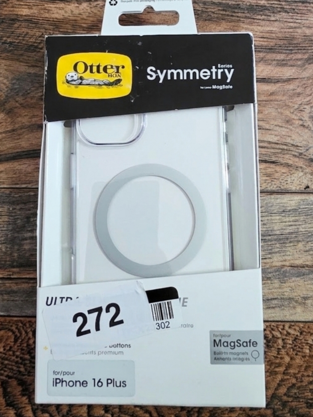 OtterBox Symmetry Series Clear MagSafe Case for iPhone 16 Plus
